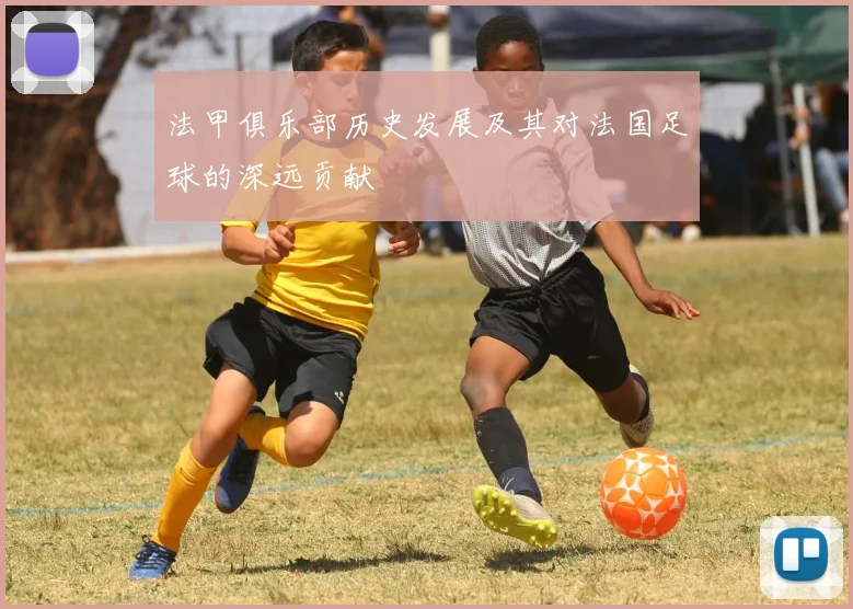 法甲俱乐部历史发展及其对法国足球的深远贡献