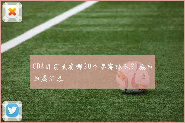 CBA目前共有哪20个参赛球队？城市归属汇总